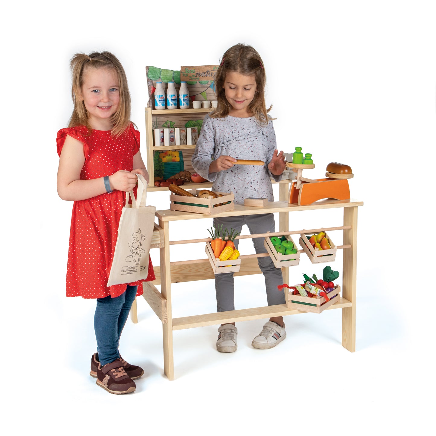 Дървен Био Магазин За Игра