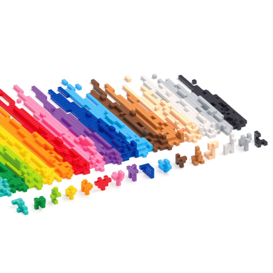 Магнитен конструктор Light Green Sea Horse, 11 блокчета