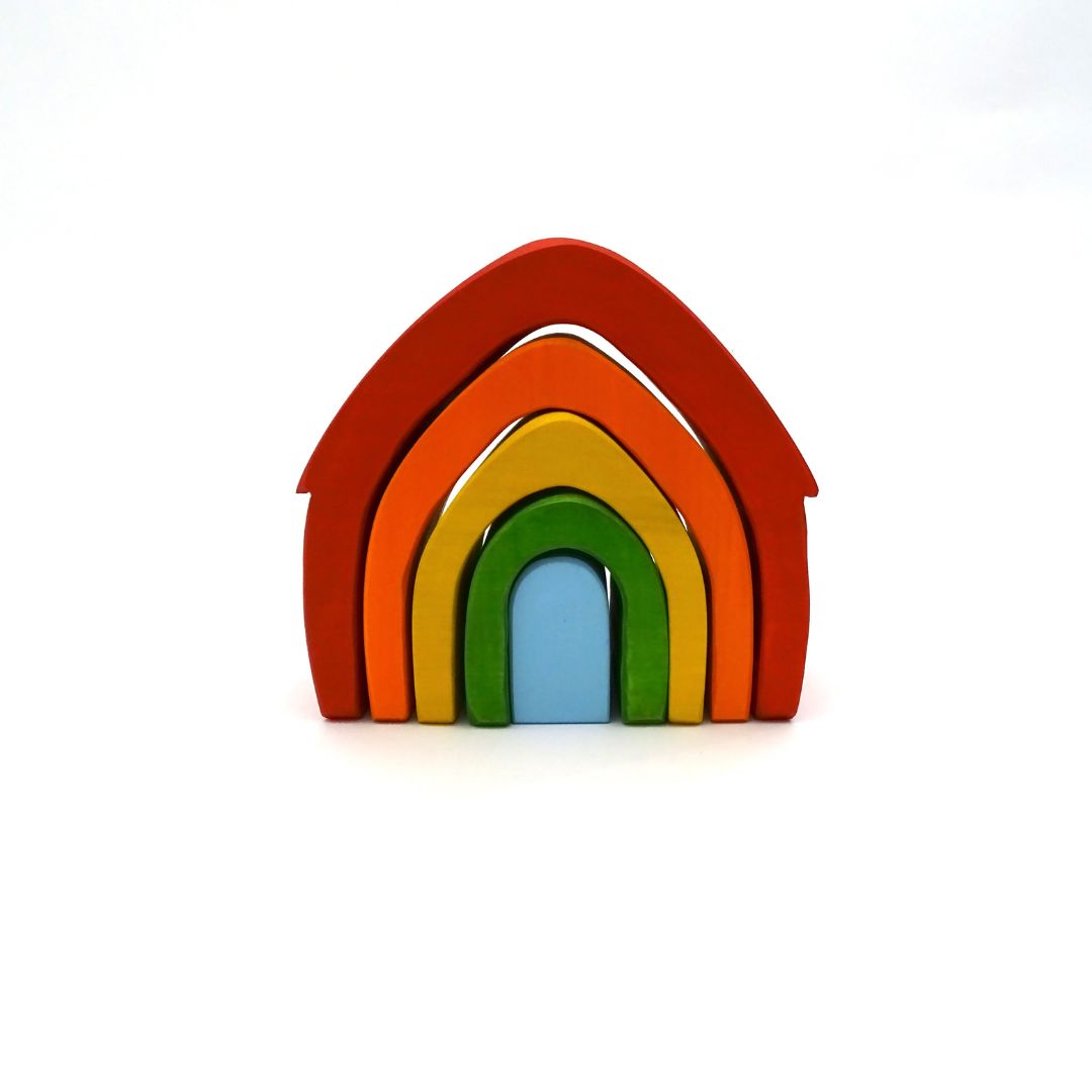 Валдорф Играчка Цветна Къща