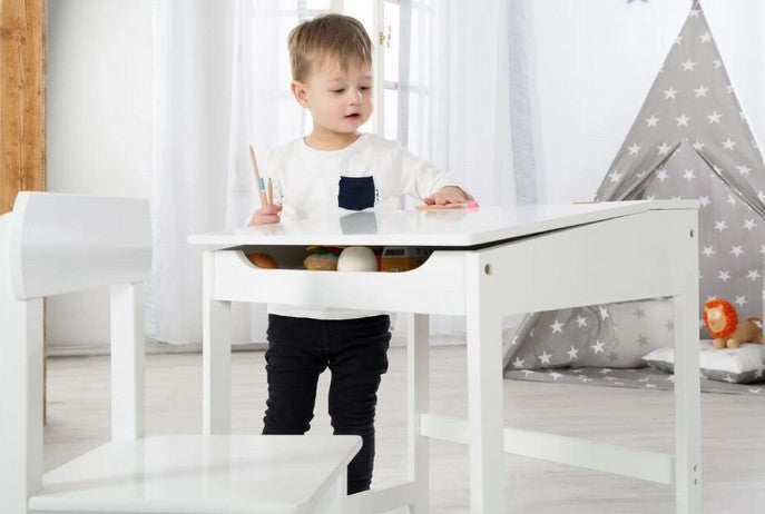 Детска маса със стол White
