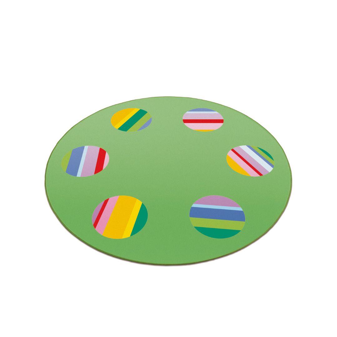 Кръгъл Килим За Детска Градина, Детски Кът - 180см