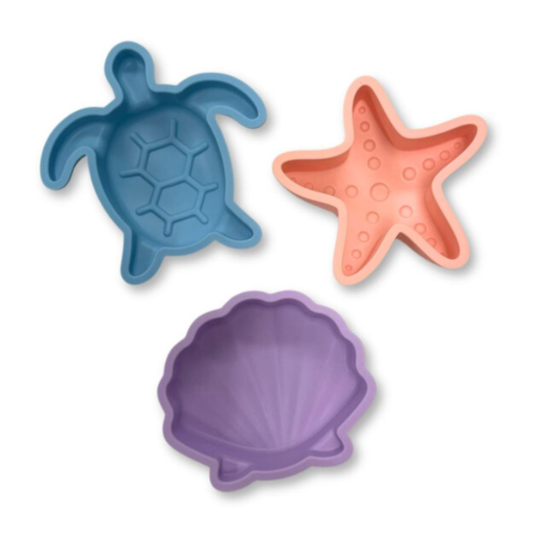 Комплект за игра - Кофичка С Лопатка И Формички - Sea Animals