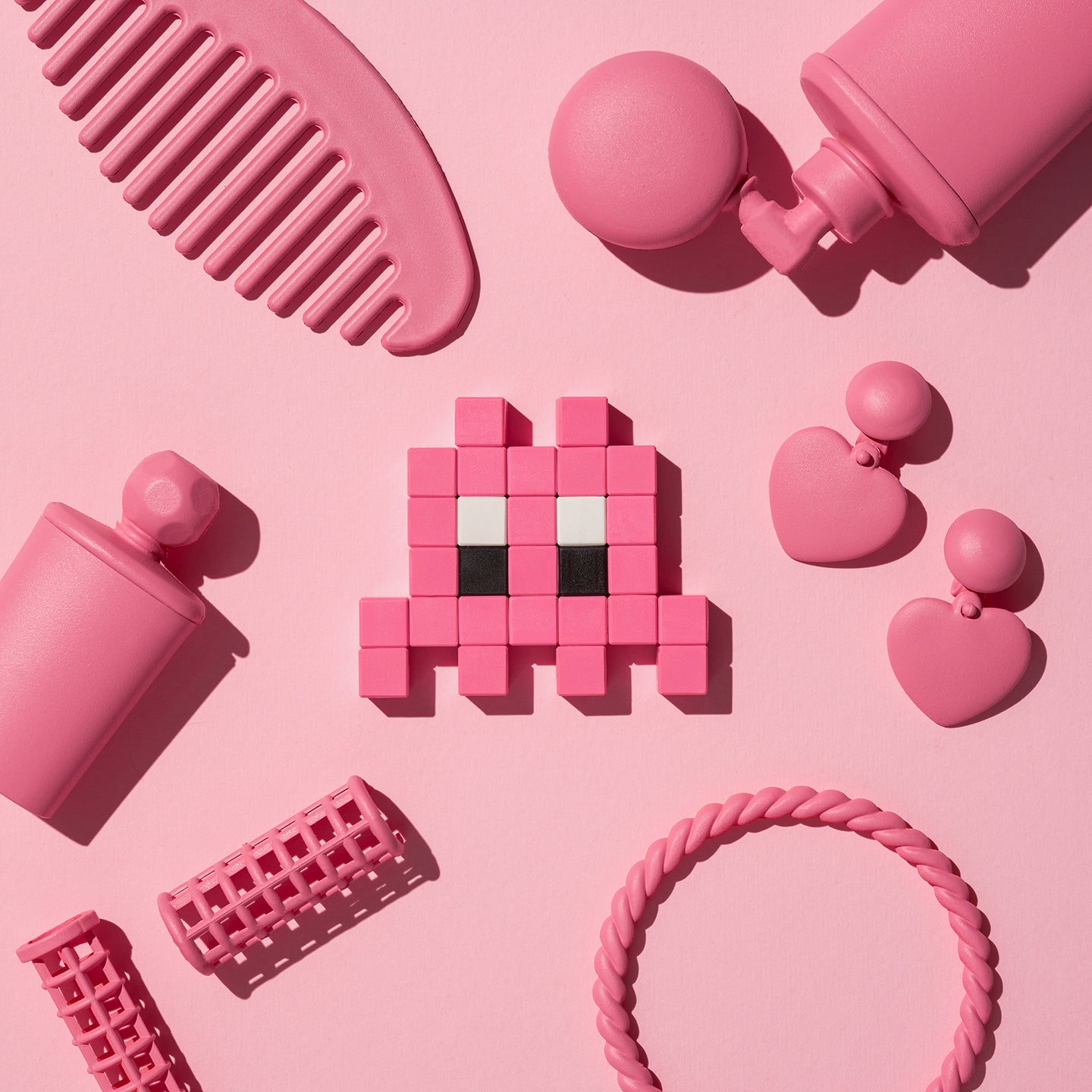 Магнитен конструктор Чудовища, 100 блокчета, 6 цвята