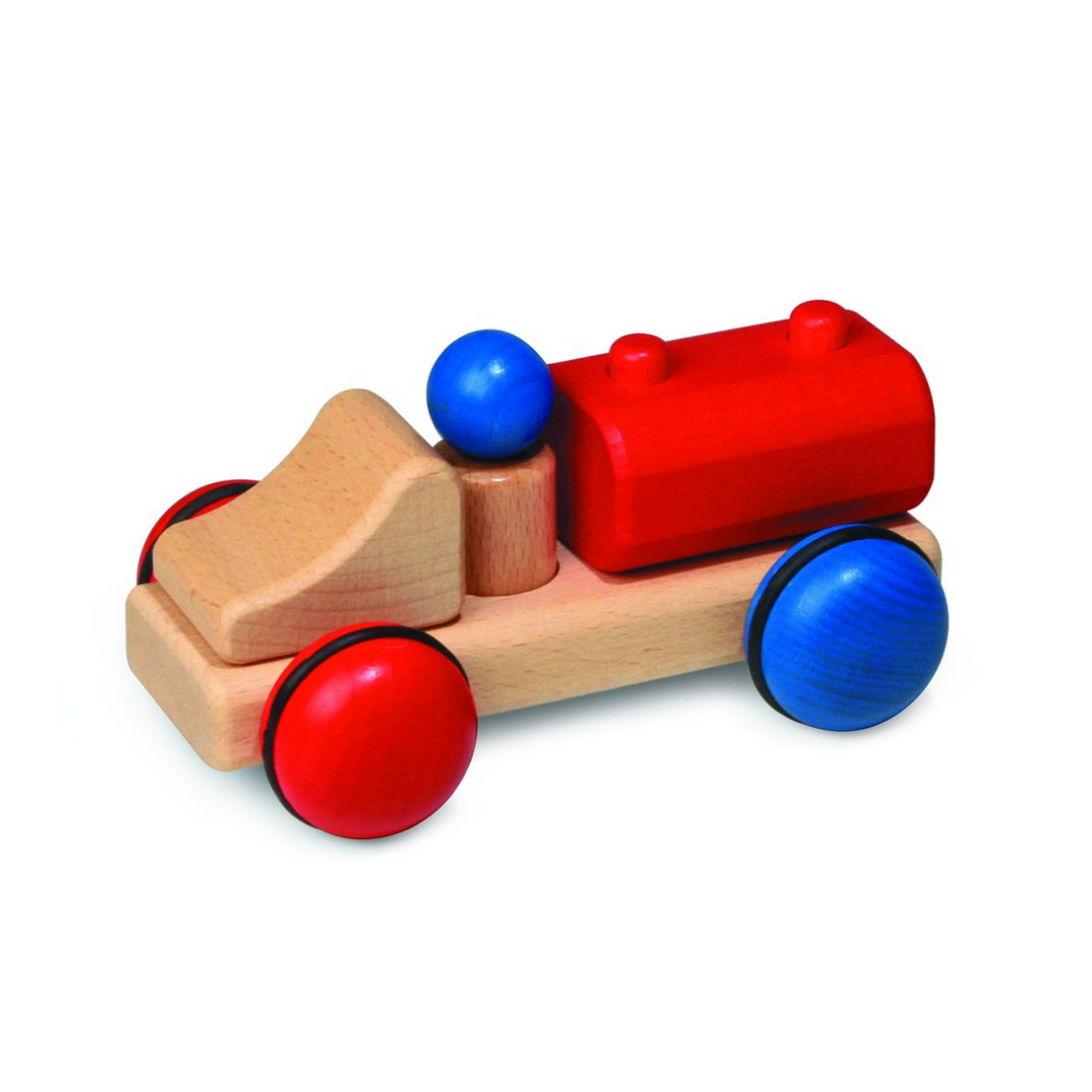 Дървена Количка Мини Танкер