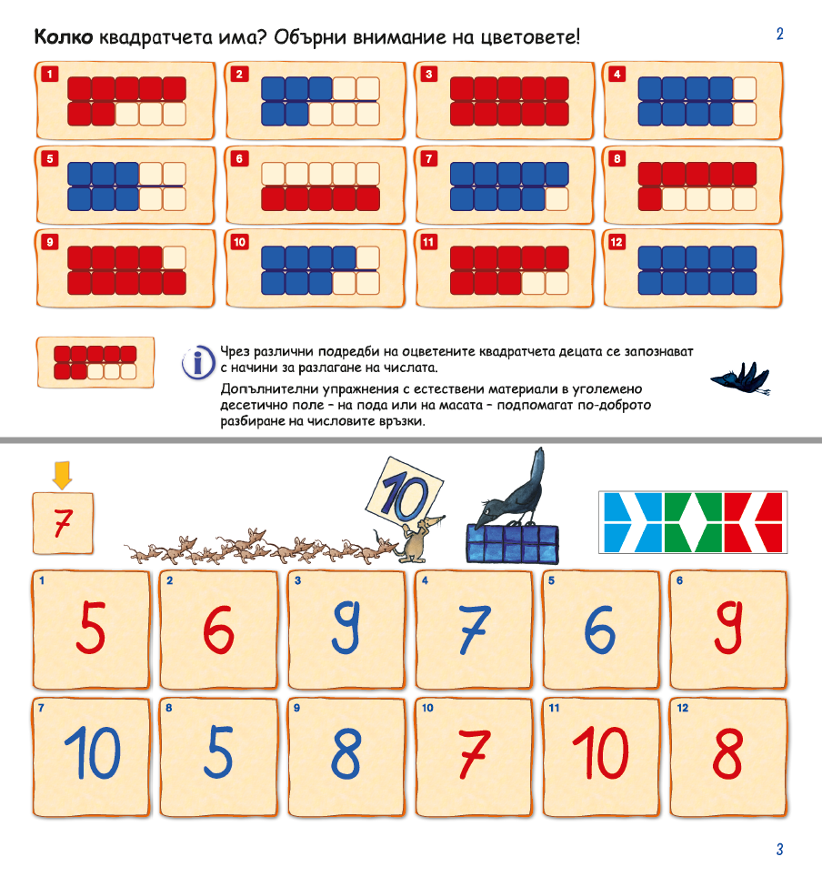 СТАРТОВ ПАКЕТ миниЛЮК Първи стъпки в смятането (контролно устройство + 3 книжки)