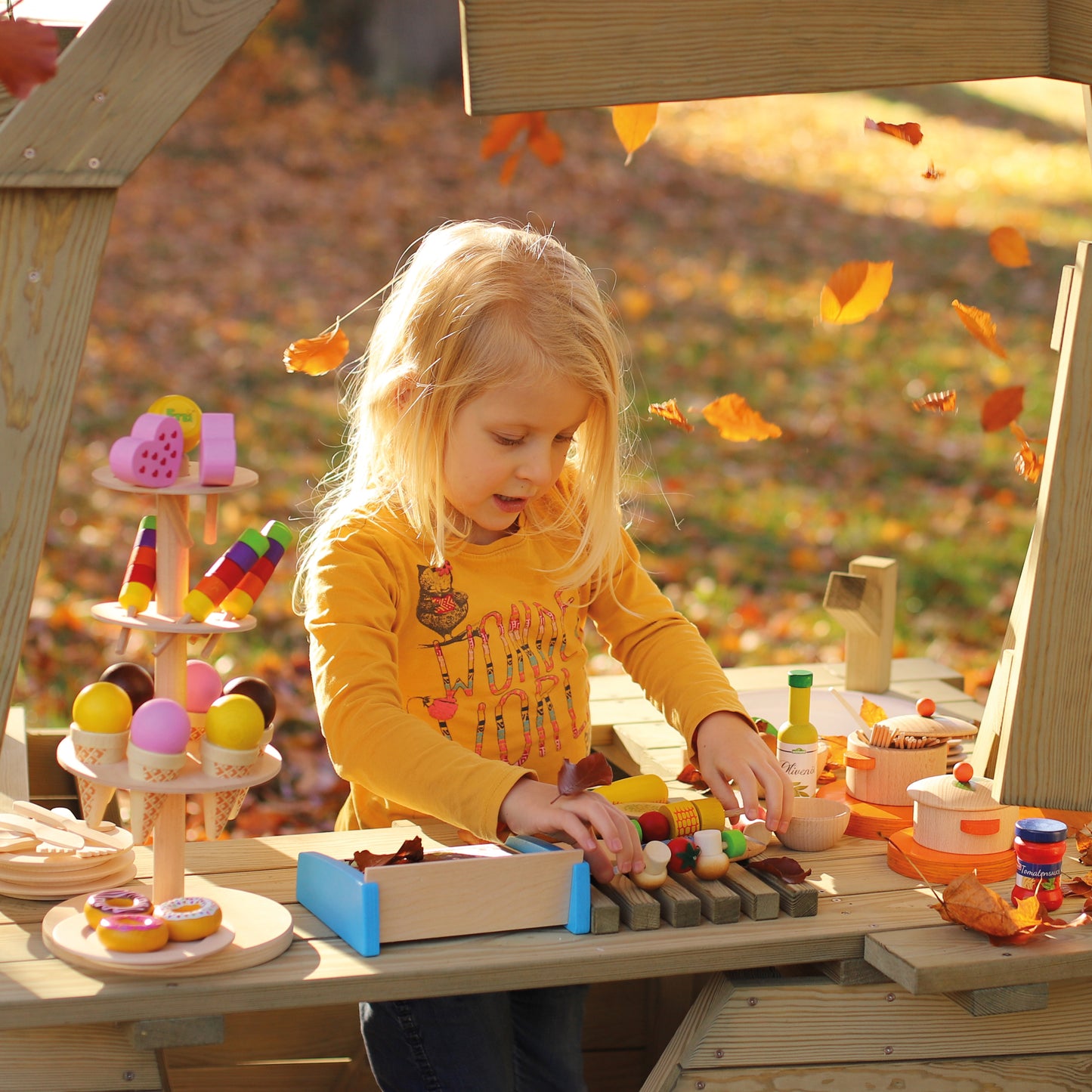 Съоръжения За Детски Площадки За Двор И Градина - Камион За Храна На Открито