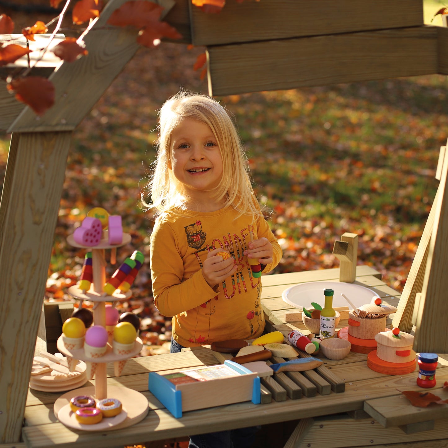 Съоръжения За Детски Площадки За Двор И Градина - Камион За Храна На Открито