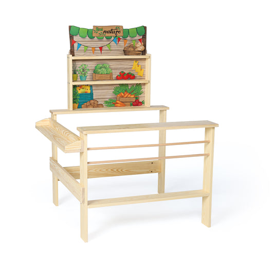 Дървен Био Магазин За Игра