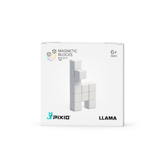 Магнитен конструктор White Llama, 12 блокчета