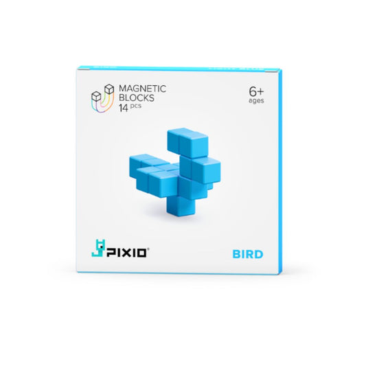 Магнитен конструктор Light Blue Bird, 14 блокчета