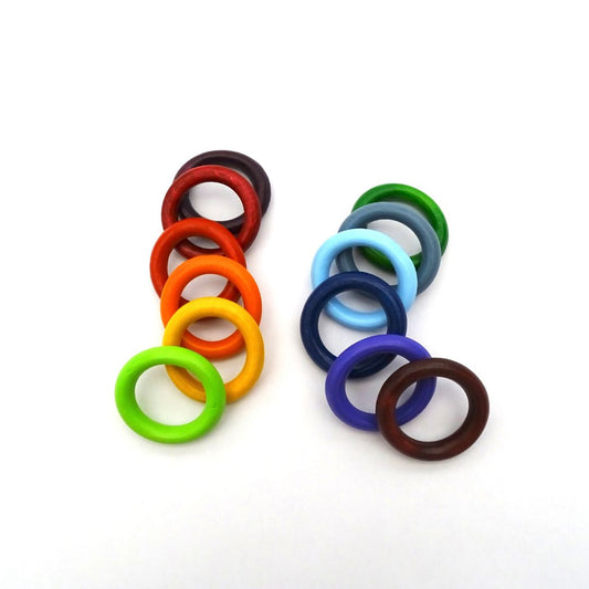 Валдорф Играчка Рингове Цветовете На Дъгата