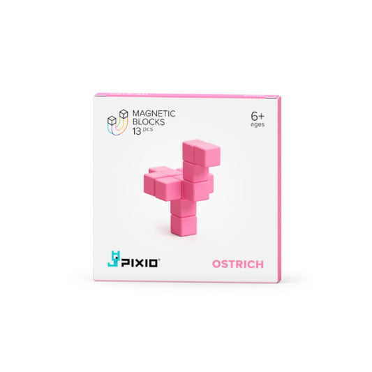 Магнитен конструктор Pink Ostrich, 13 блокчета