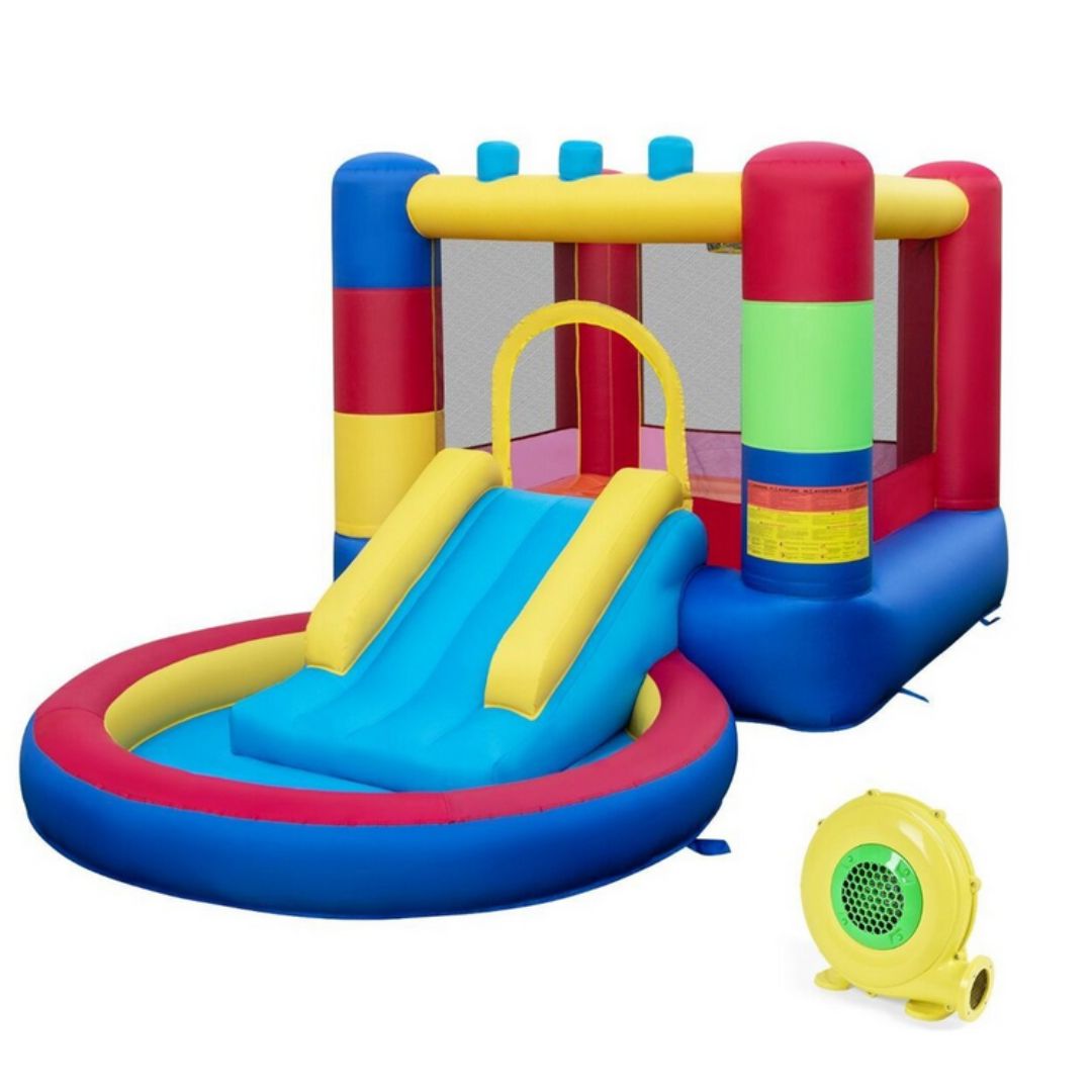 Детски Надуваем Замък 4в1, вкл. Компресор