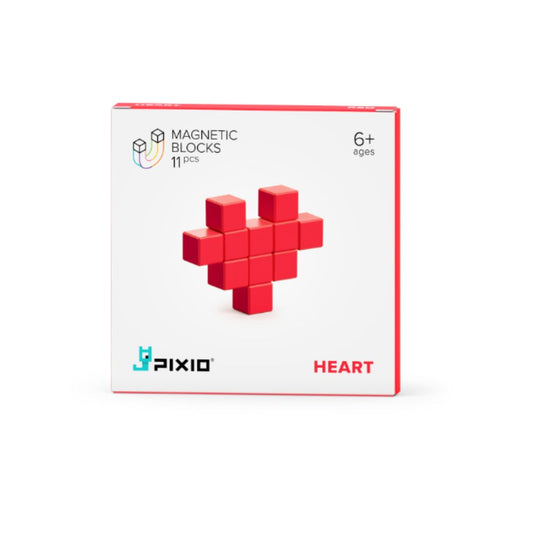 Магнитен конструктор Red Heart, 11 блокчета