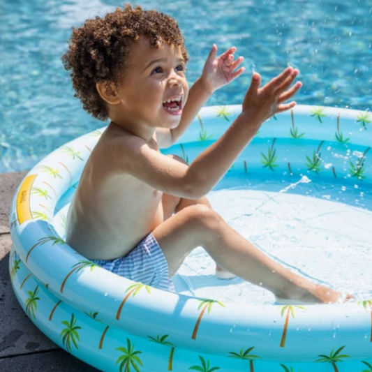 Надуваем басейн Ø100 см Palm Tree