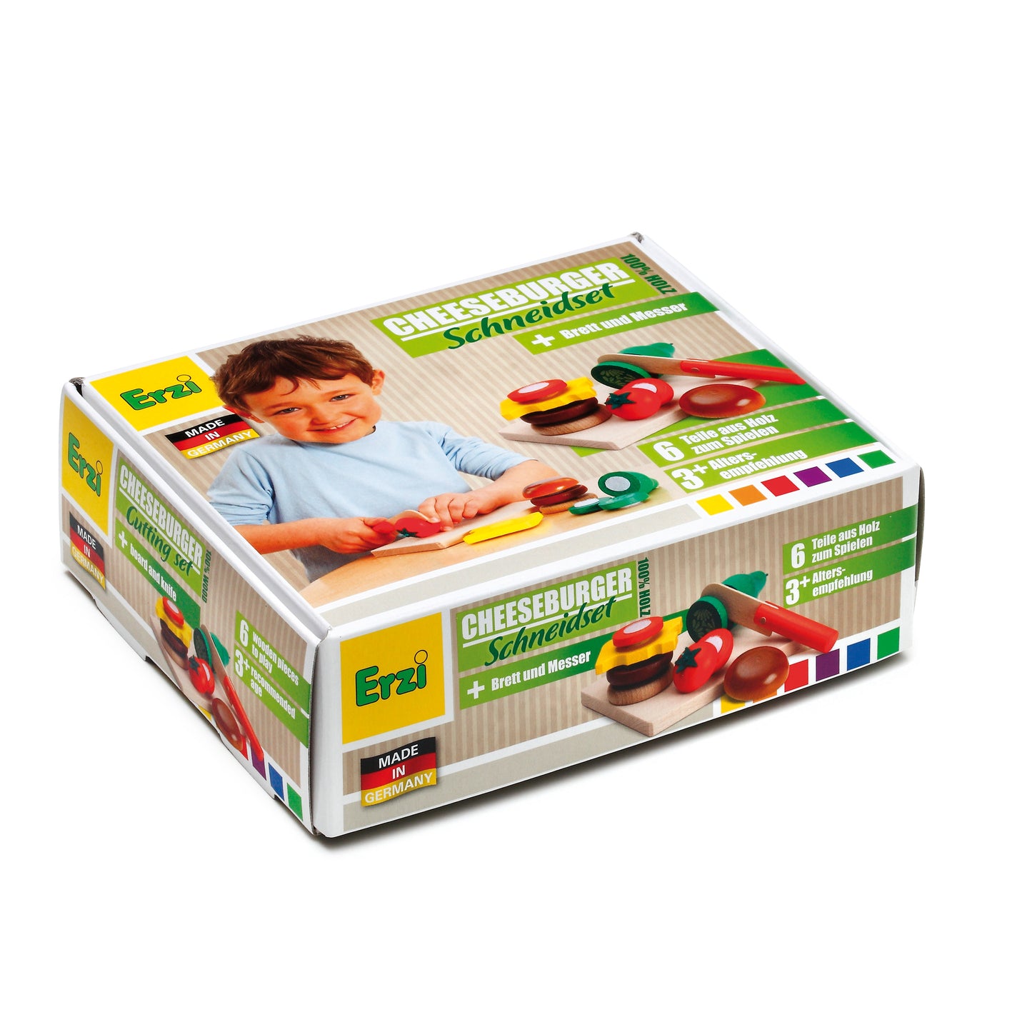 дървен комплект за рязане чийзбургер