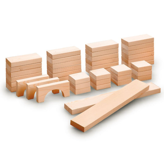 дървен конструктор монтесори 