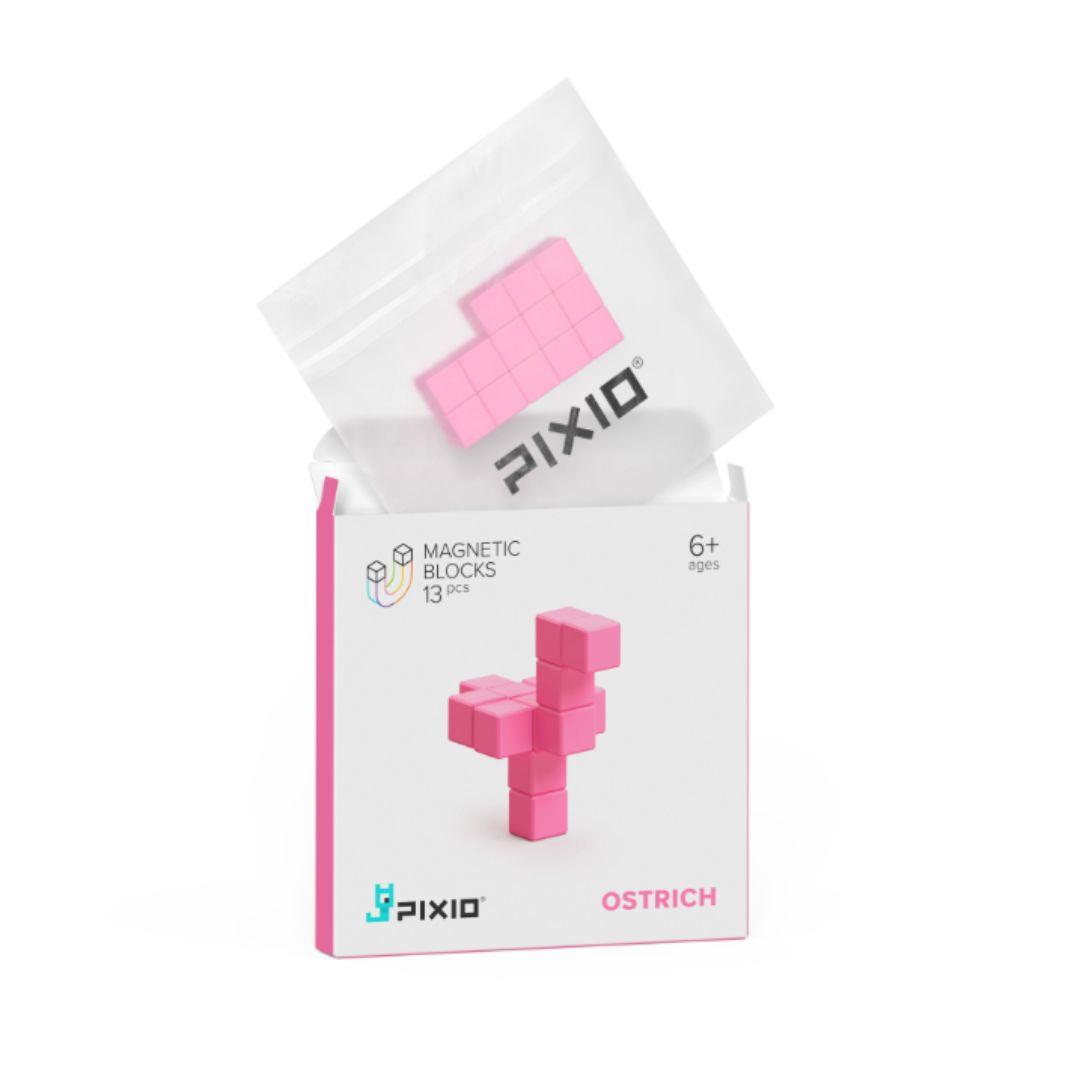Магнитен конструктор Pink Ostrich, 13 блокчета