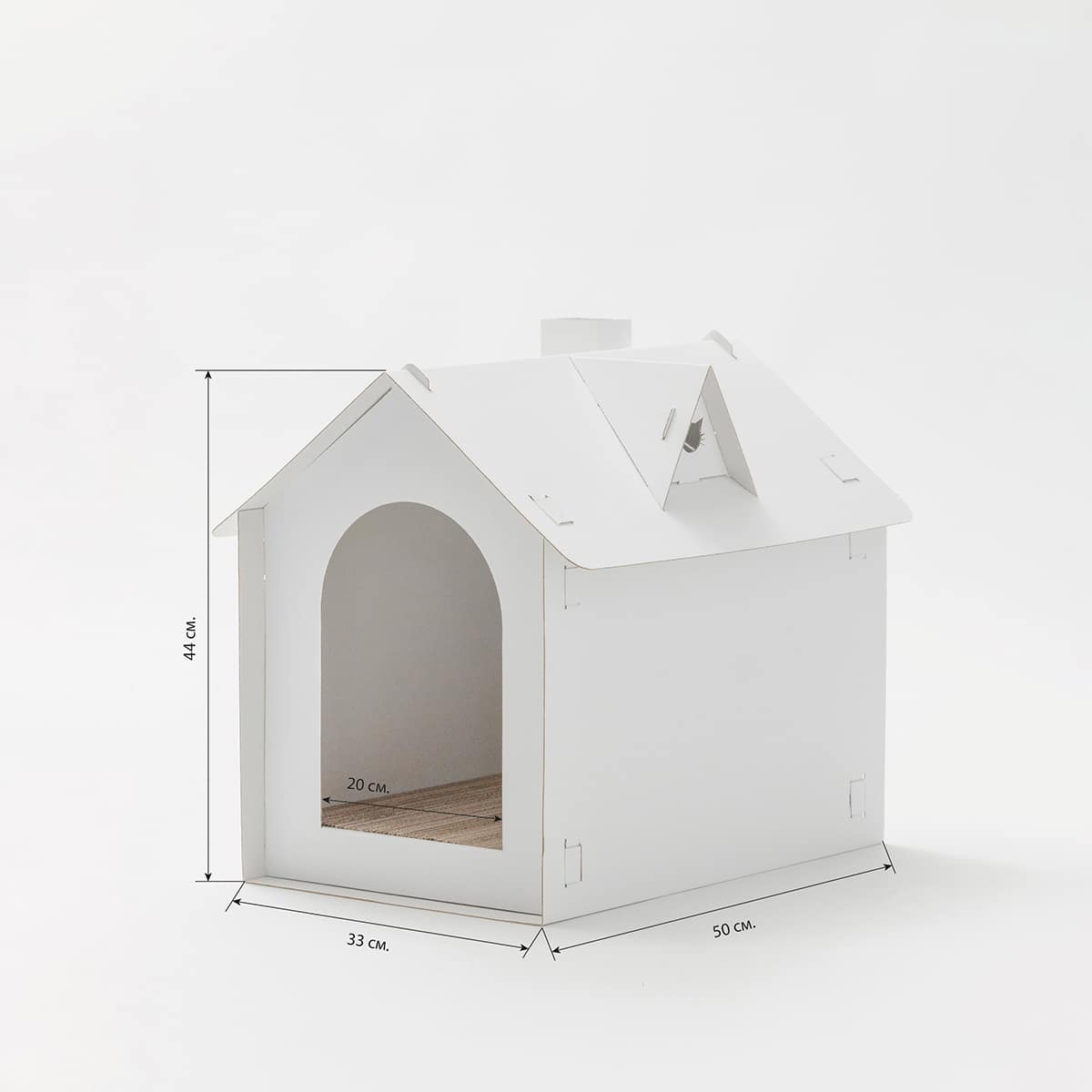 Картонена Къща за Котка