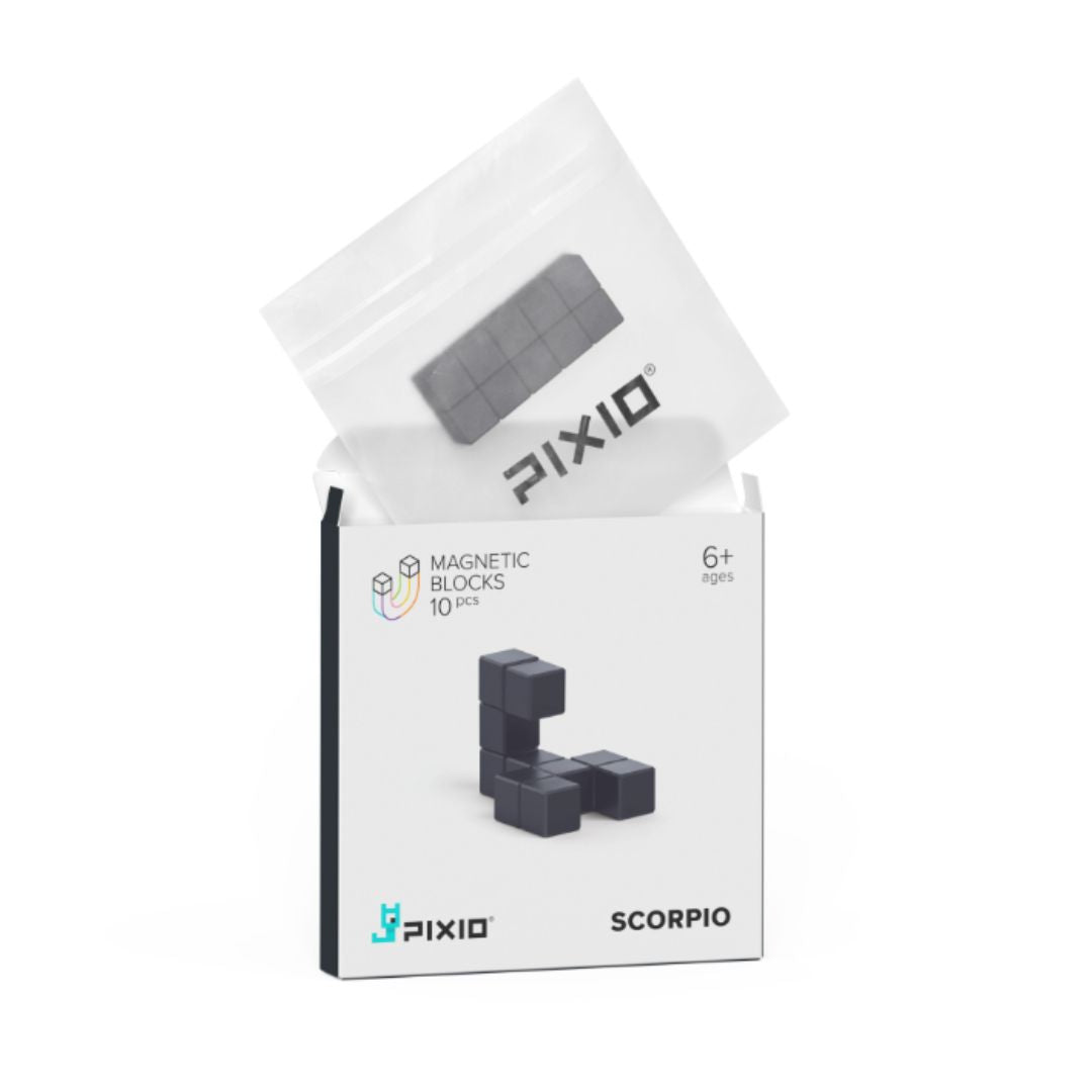 Магнитен конструктор Black Scorpio, 10 блокчета