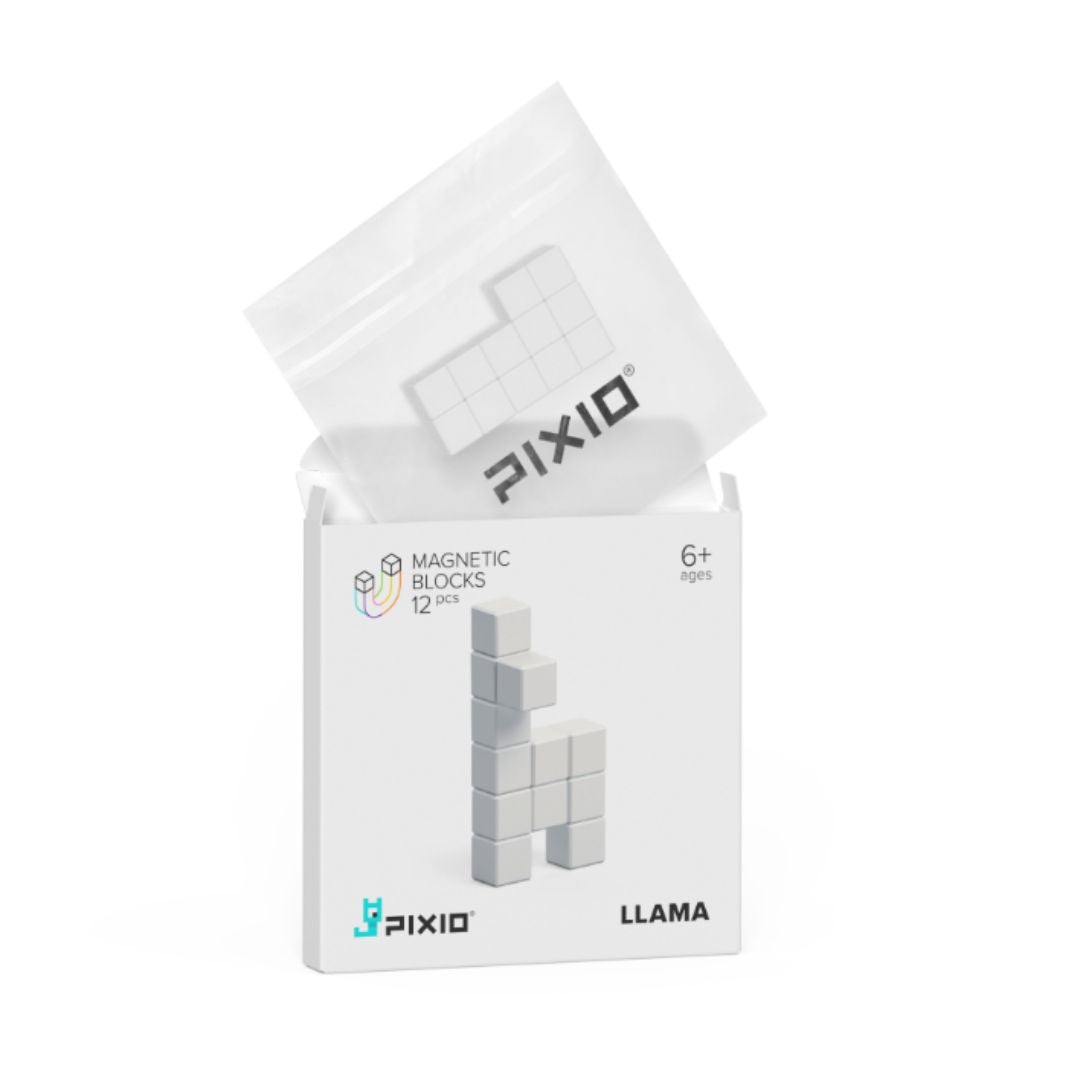 Магнитен конструктор White Llama, 12 блокчета