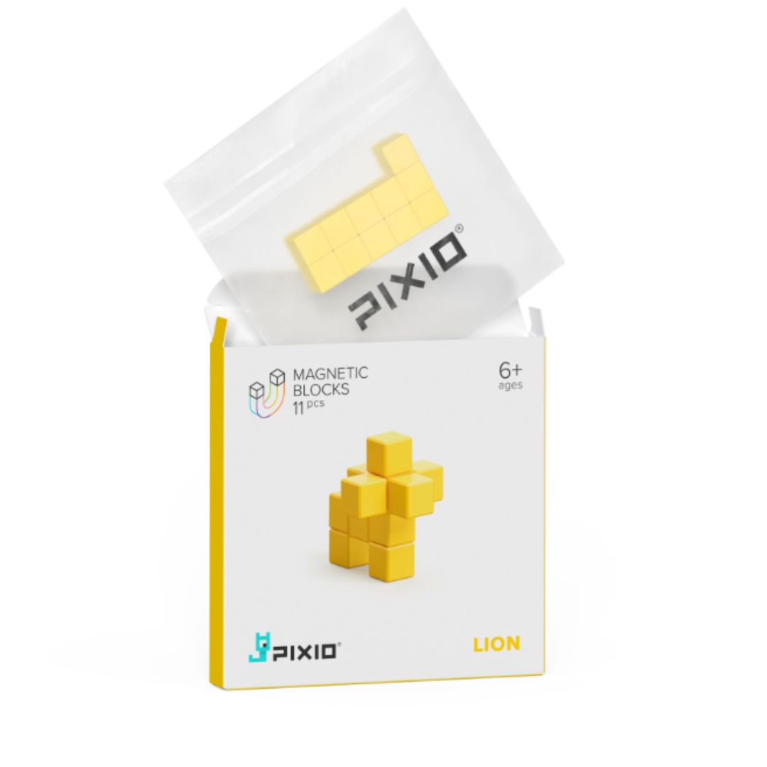 Магнитен конструктор Yellow Lion, 11 блокчета