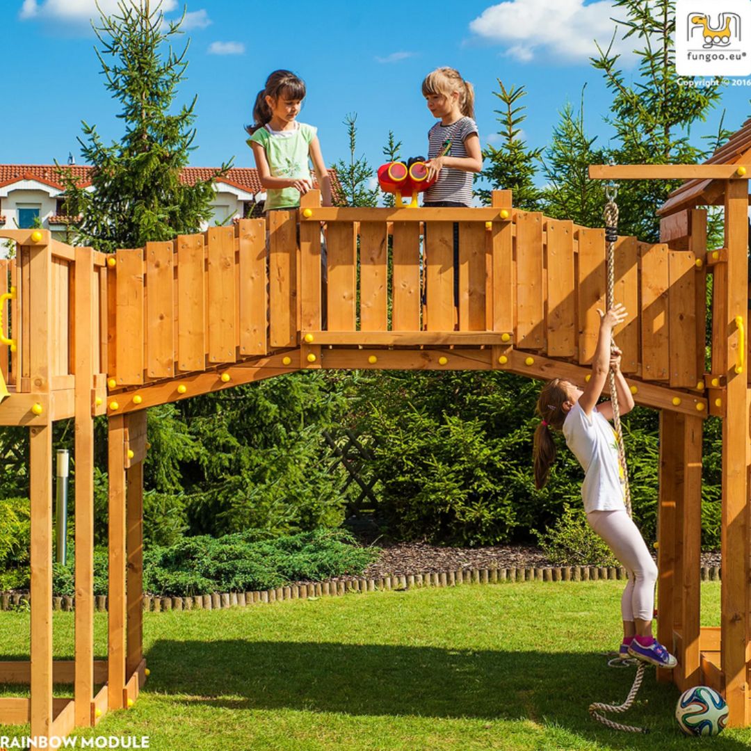 Детска Площадка 03513 Fortress+Rainbow+Tiptop