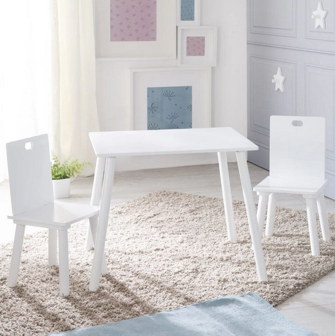 Детска маса със столчета White