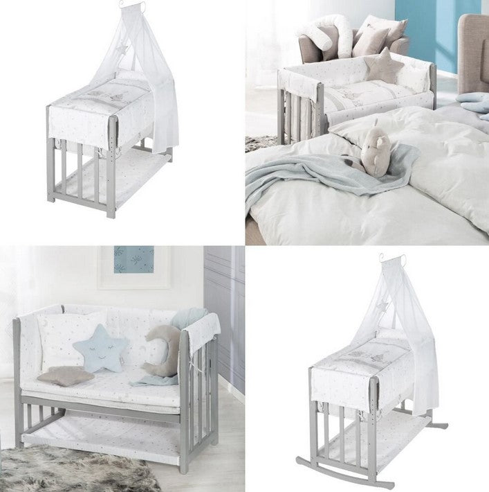 Детско легло Star Magic Grey 4в1 50/95 см