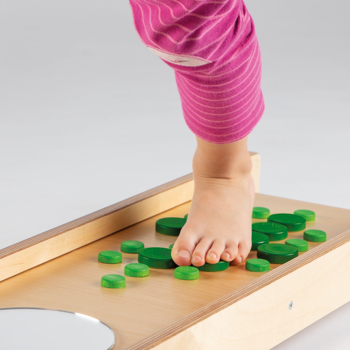 Балансираща Дъска - Сензорна Пътека С Камъчета