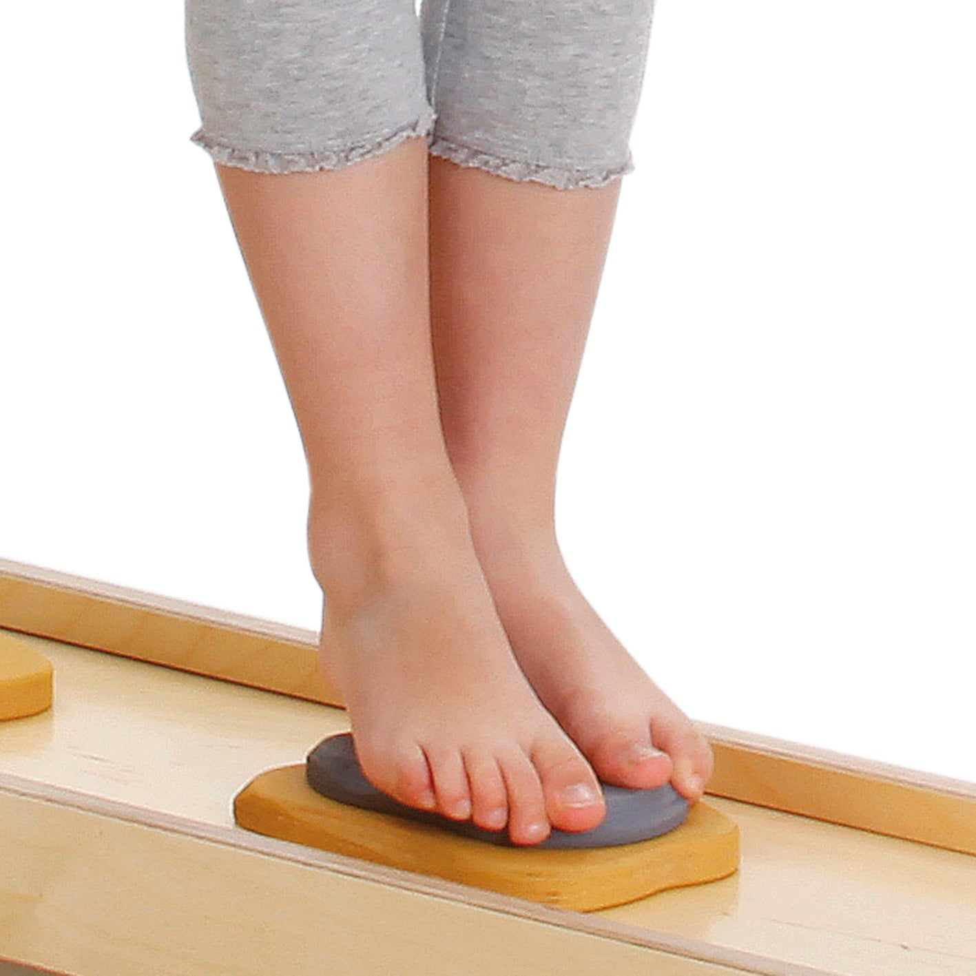 Балансираща Дъска - Сензорна Пътека Плоски Камъни