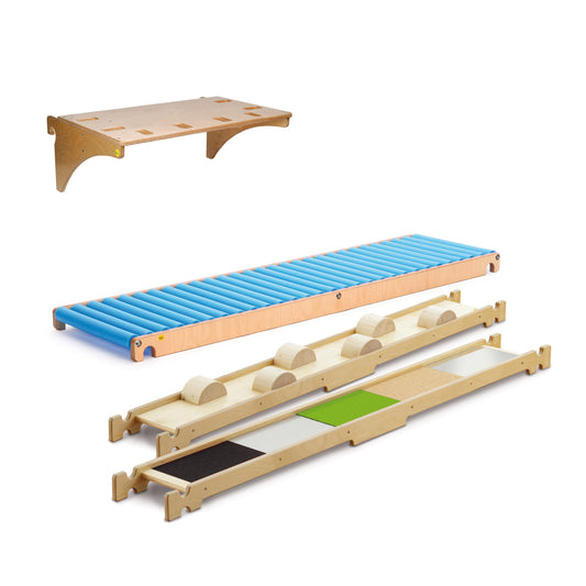 Комплект Балансиращи Сензорни Пътеки И Ролкова Пързалка С Модул За Окачване