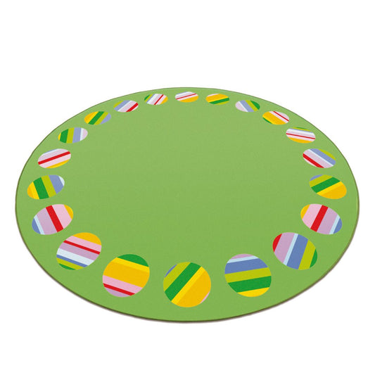 Голям Кръгъл Килим За Детска Градина, Детски Кът - 400см