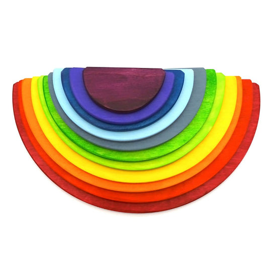 Валдорф Играчка Полукръгове/ Плоскости Цветовете На Дъгата