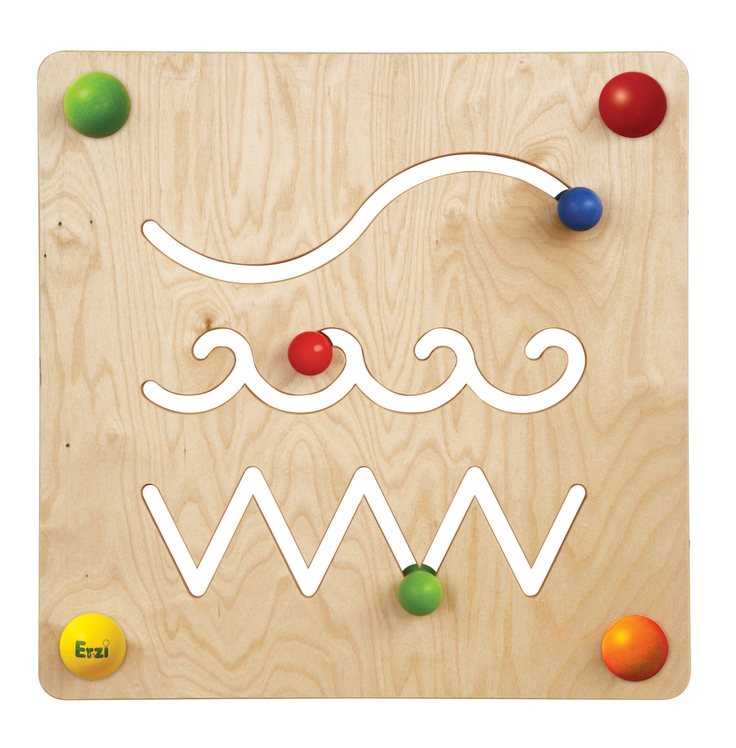 Дървена Активна Игра За Стена - Бизиборд - Пътека И Вълни