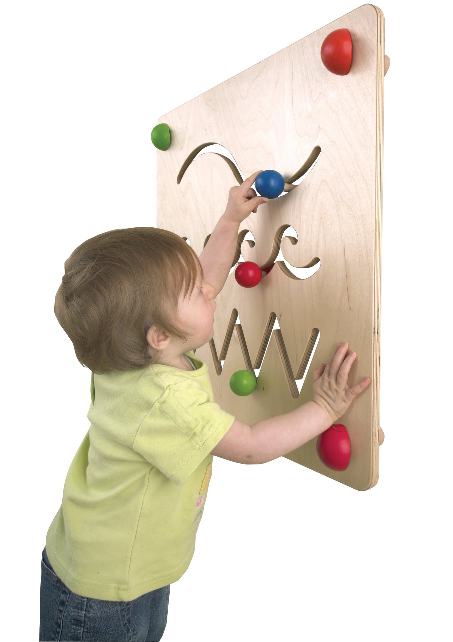 Дървена Активна Игра За Стена - Бизиборд - Пътека И Вълни