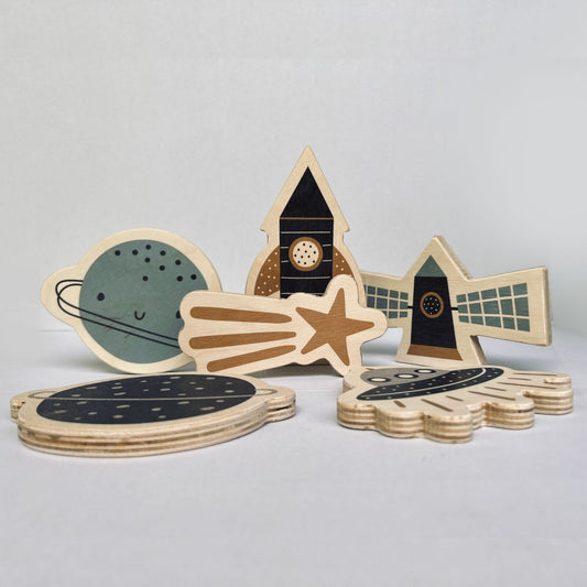 Дървени Декоративни Фигурки RAKETT