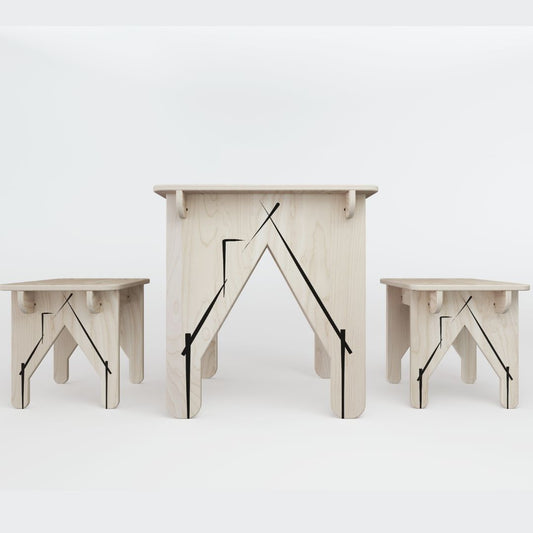 Детски Комплект Маса и Столчета TALO