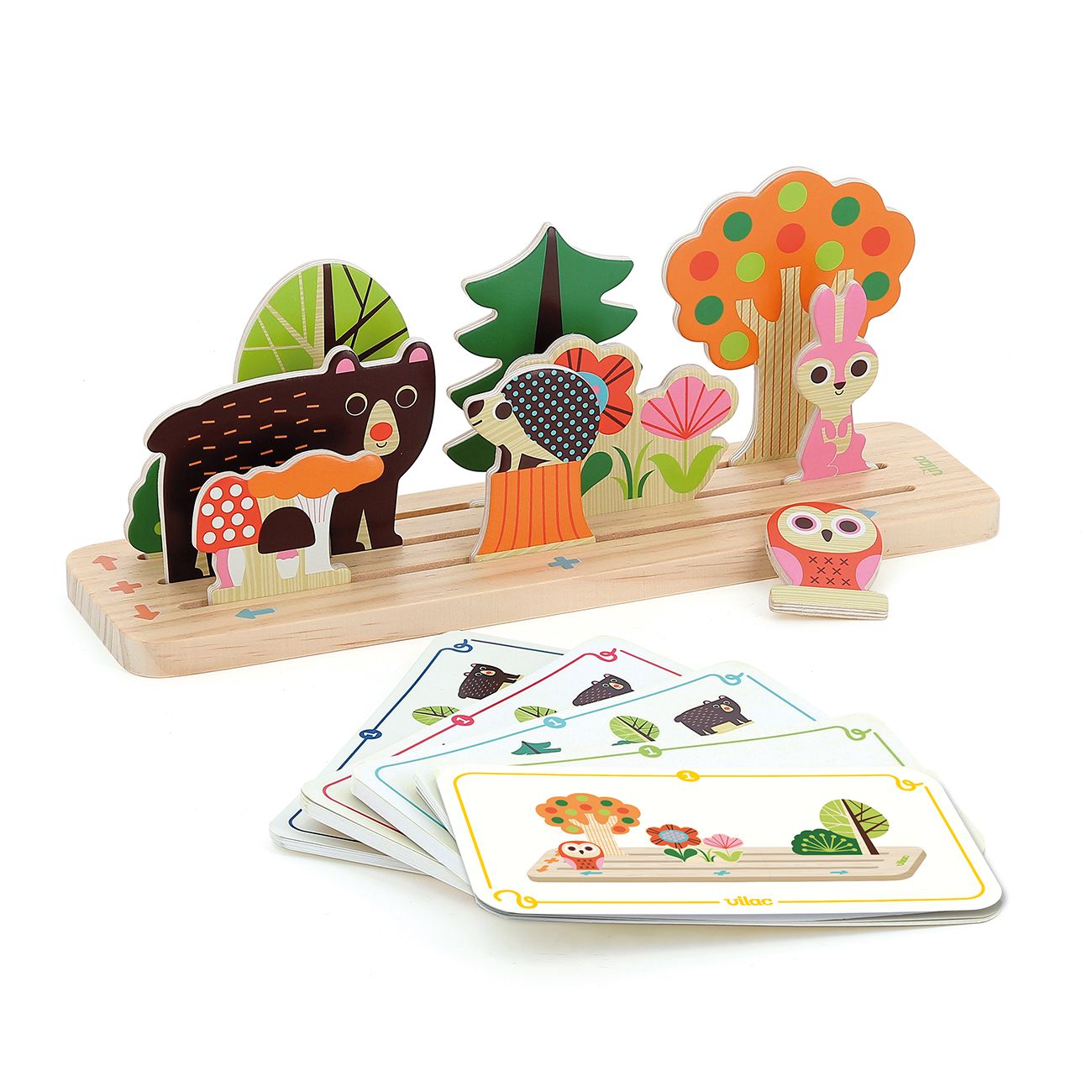 Логическа игра "Направи си гора" по дизайн на Ingella P. Arrhenius