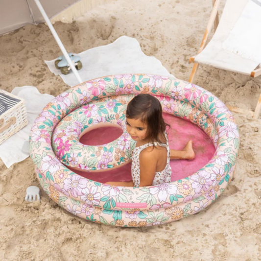 Надуваем басейн Ø100 см Pink Blossom