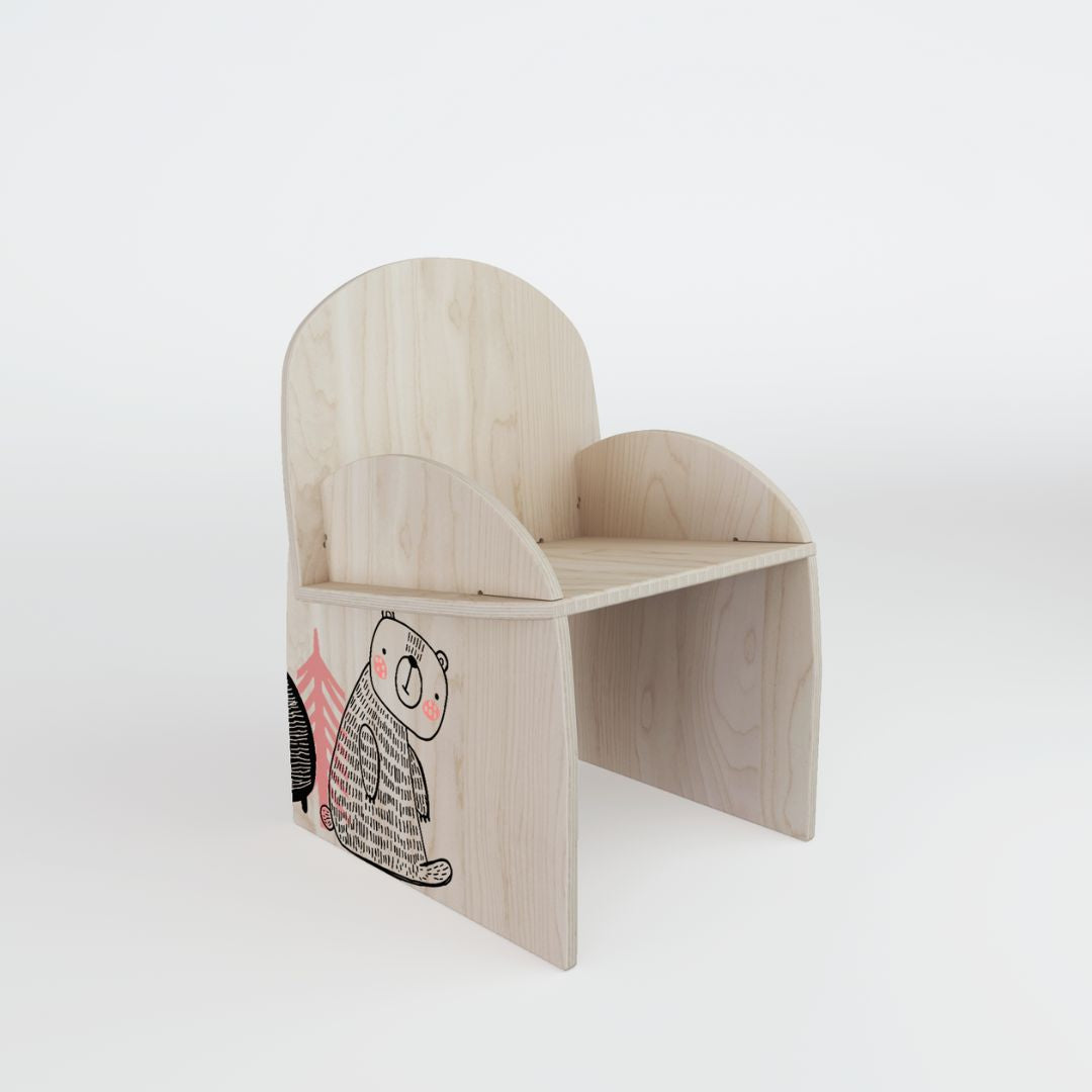 Детски Стол REGNBUE Горски Животни