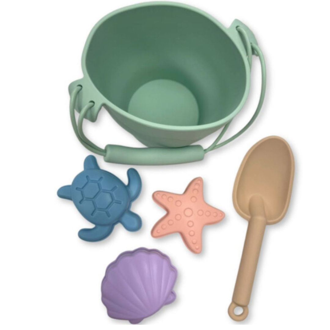 Комплект за игра - Кофичка С Лопатка И Формички - Sea Animals