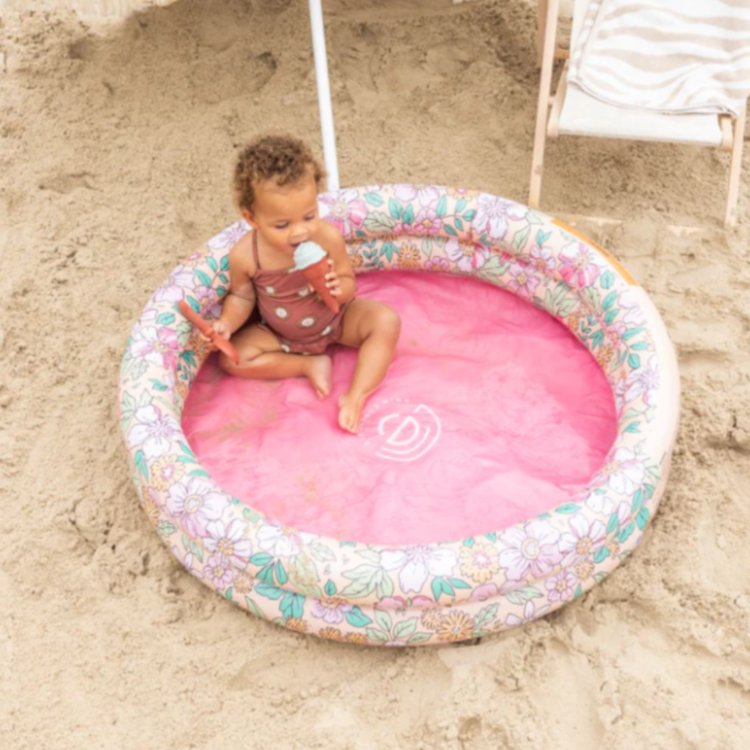 Надуваем басейн Ø100 см Pink Blossom