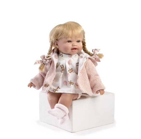 Красиви кукли Boutique Noa, руса коса, рокля и яке, 36 см