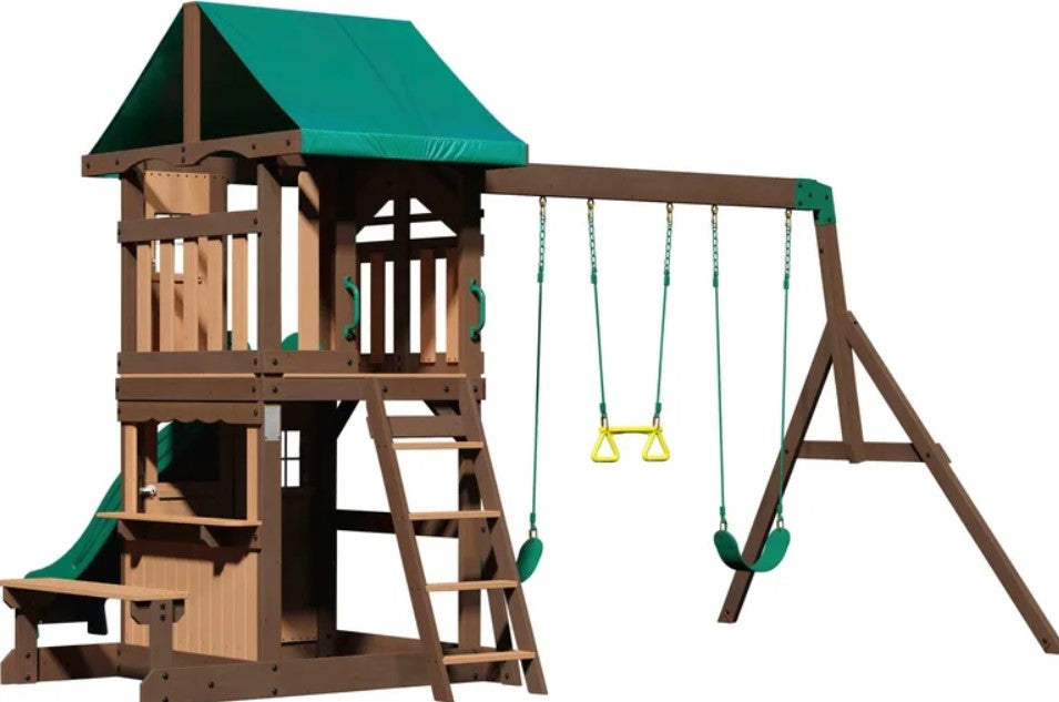 Детска площадка, Кула за игра с люлки и пързалка, Discovery Lakewood