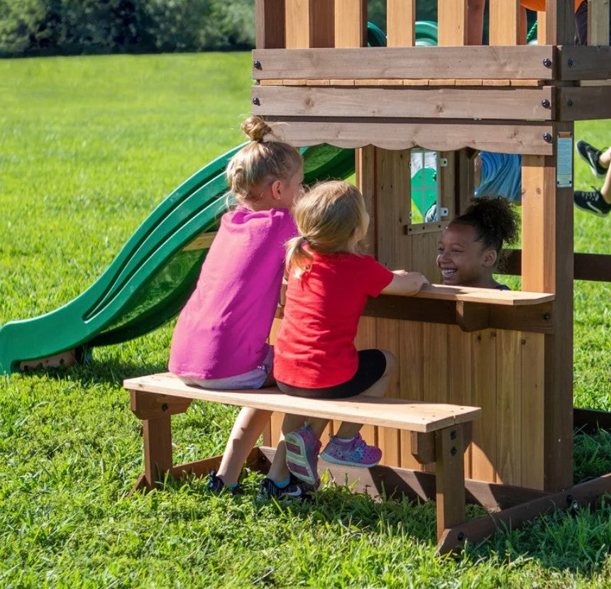 Детска площадка, Кула за игра с люлки и пързалка, Discovery Lakewood