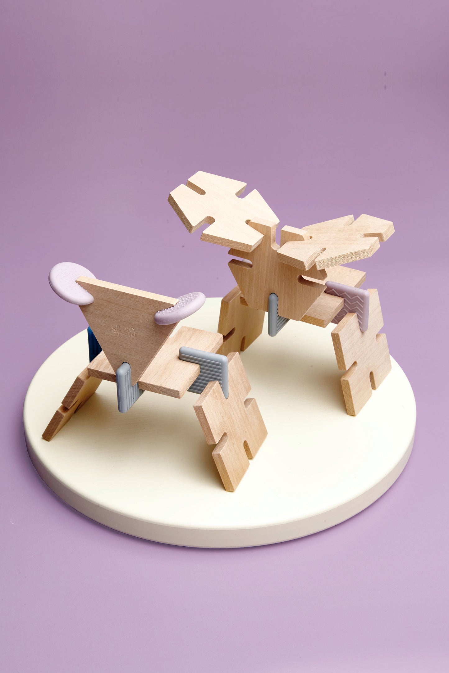 Дървен Сензорен Конструктор Builder Set