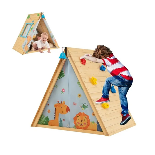  дървена къщичка монтесори 