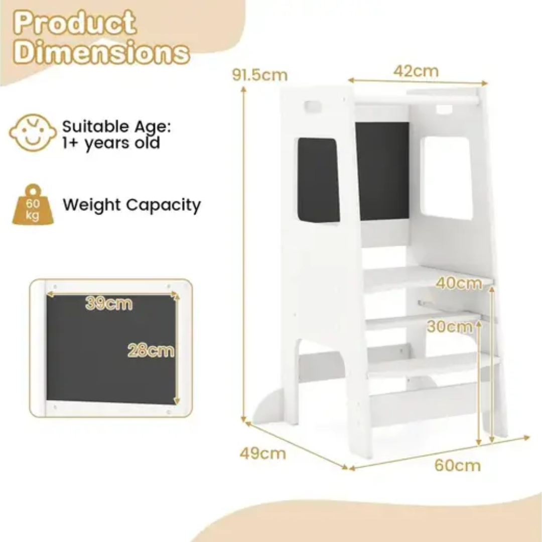 обучителна монтесори кула с дъска