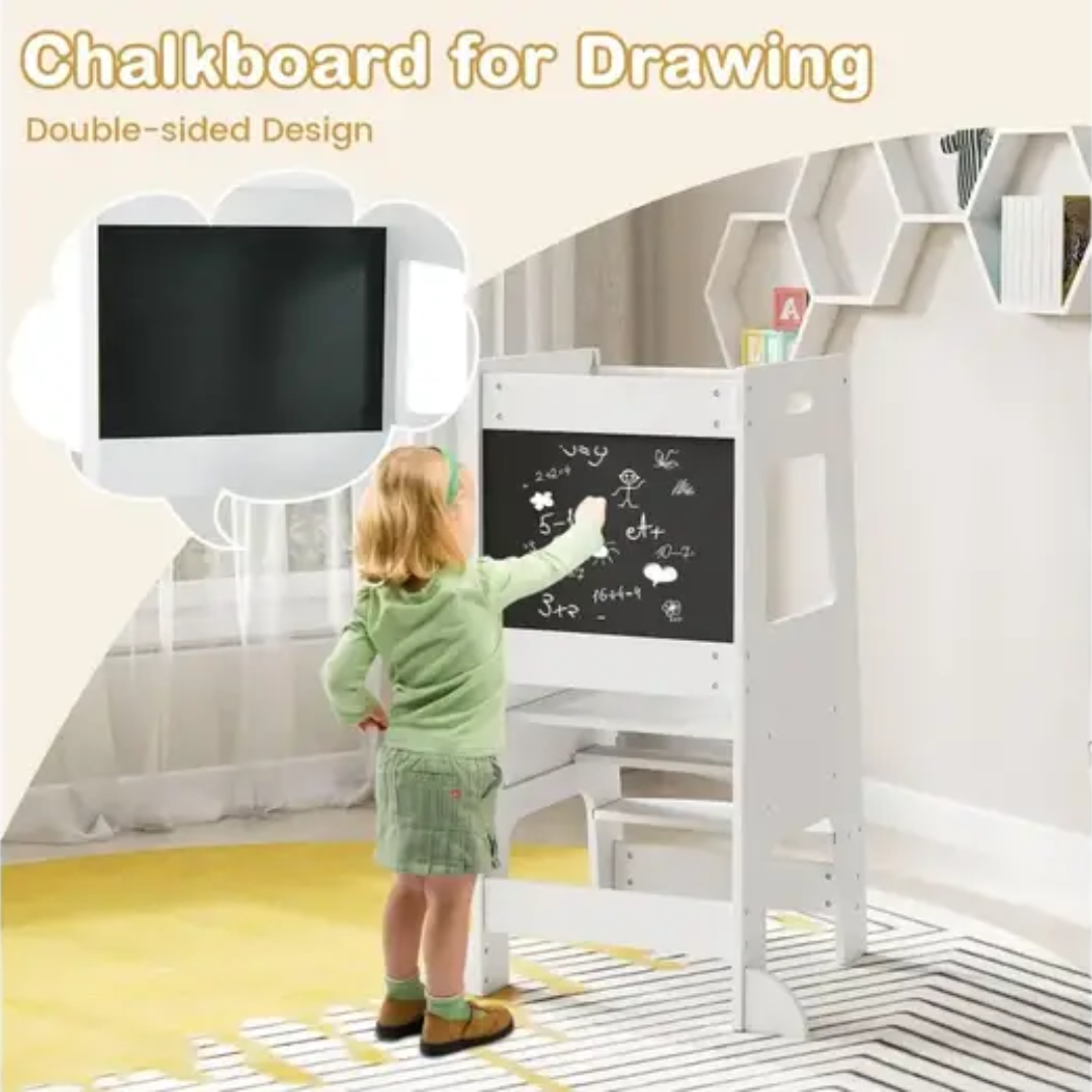 обучителна монтесори кула с дъска